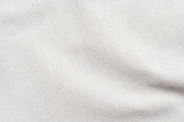 Close-up of white cotton fabric texture with detailed weave and soft surface for textile design...