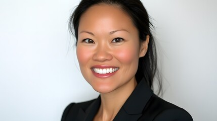 Portrait of a Smiling Asian Businesswoman