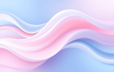 Naklejka premium bstract Pastel Waves: Serene Design for Websites, Presentations, and Marketing