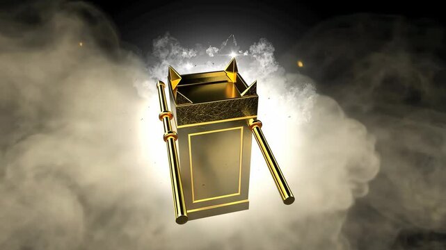 Altar of the Incense in the Tabernacle of God Prayer of the Saints with white Smoke Effects 4K