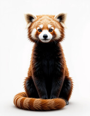 Fototapeta premium Fiery Charm: Red Panda