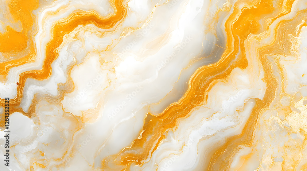 Aufkleber mesmerizing abstract background with flowing swirling waves of vibrant watercolor and digital gradie