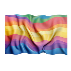 Fototapeta premium Waving Bisexual Pride Flag: Symbol of LGBTQ+ Identity