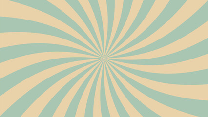 Retro vintage spiral wavy background pattern radial. Retro style illustration.