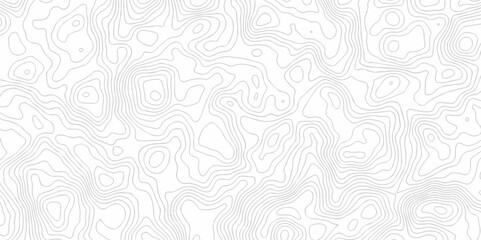 Modern location discovery vector topography map design White background with topographic world grid wave Topographic map geographic line texture.	