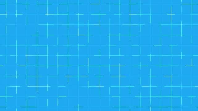 Blue grid with white lines, geometric pattern background for digital design projects, website banners, or modern graphic presentations.