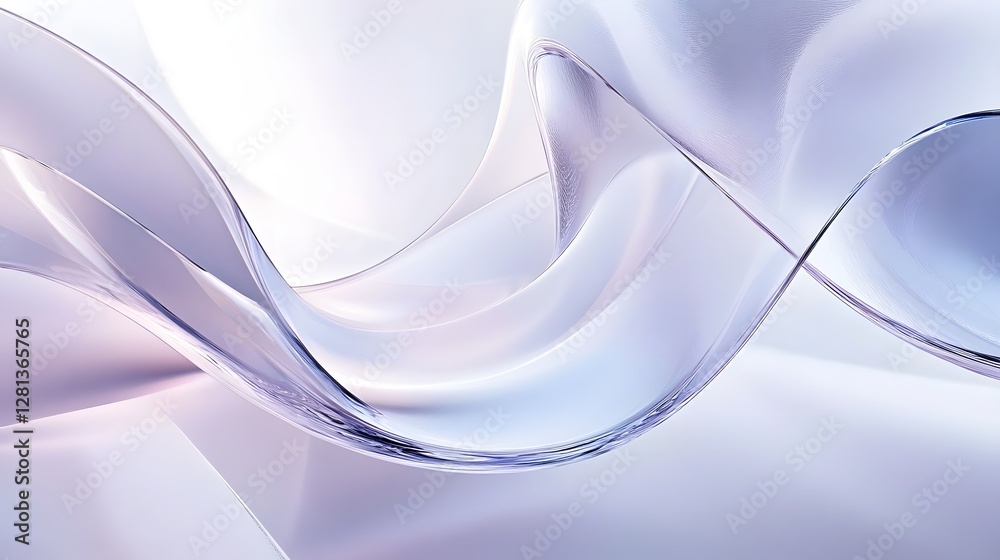 Poster Mesmerizing fluid waves of vibrant color and light intertwine in an ethereal dynamic composition creating a captivating conceptual visual that evokes a sense of movement emotion and sophistication