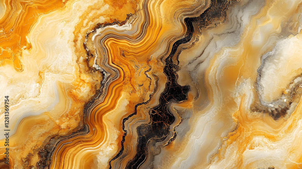 Poster mesmerizing geology captivating abstract patterns and vibrant colors in natural rock formations show