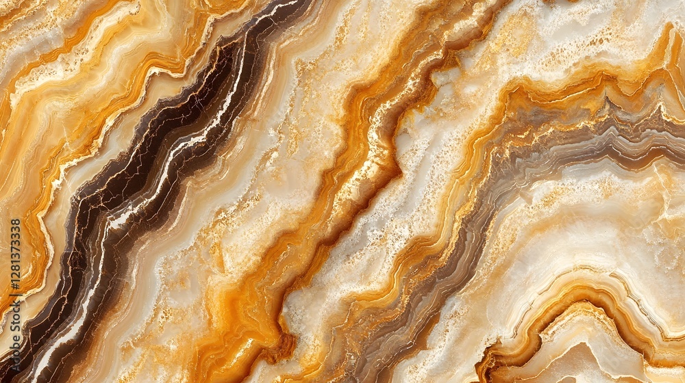 Poster mesmerizing mineral formations showcasing a stunning array of vibrant earth tone hues from amber and