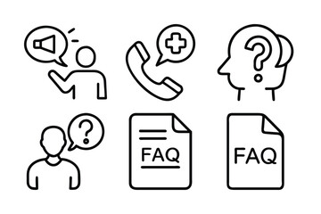 support icon vector art illustration 