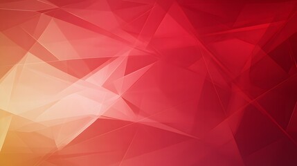 Obraz premium Abstract Red and Orange Geometric Background, Polygonal Design, Low Poly, Triangular Shapes, Modern Art, Gradient Texture, Creative Wallpaper