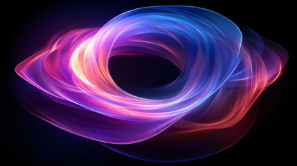 abstract fractal background with space