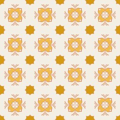 seamless pattern with flowers