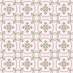 seamless pattern with flowers