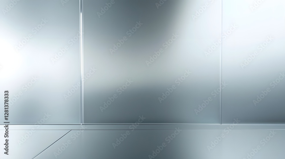 Aufkleber minimalist clean and contemporary monochrome geometric abstract background with smooth textures and 