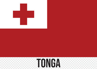 Obraz premium Flag of Tonga flag, Tonga flag illustration, picture, Tonga flag image, Tonga flag illustration, Tonga flag picture, Tonga flag image