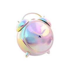 alarm clock 3d icon in a cute style png