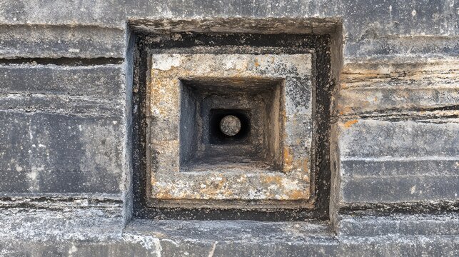 Abstract Stone Texture Nested Squares Grunge Background