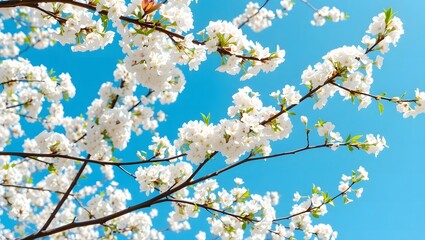 Fototapeta premium blossoming cherry trees