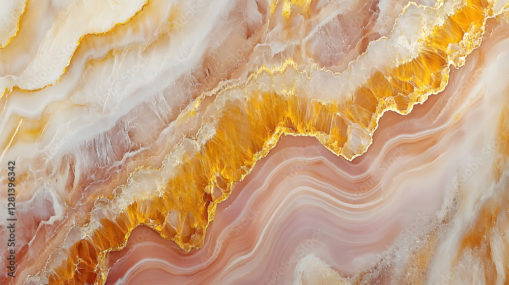 Poster this image showcases the stunning natural beauty and intricate patterns of a geological formation fe