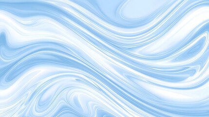 Abstract Blue White Marble Swirl Liquid Texture Background