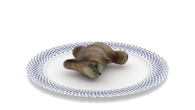 ginger prop in plate