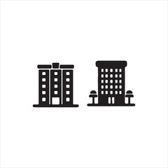 set of buildings vector
