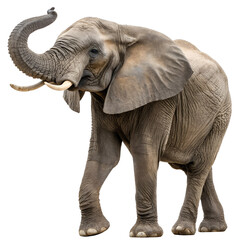 Obraz premium Elephant isolated on a transparent background