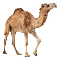 Camel isolated on a transparent background