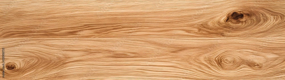 Aufkleber Wooden plank background with natural wood grain texture and pattern  Closeup shot of rough rustic wooden surface in brown tones  Blank minimalistic design with copy space for text or design elements