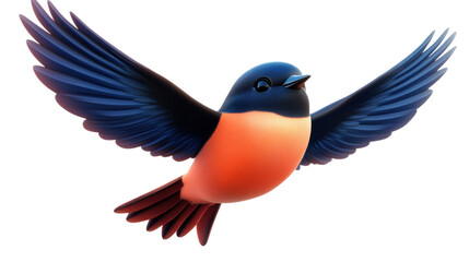 Obraz premium bird of paradise isolated on white background 