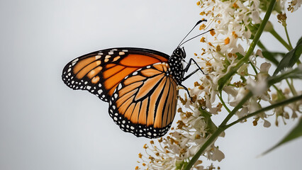 butterfly isolated on white color
