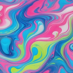 Obraz premium Fluid Marble Texture with Vibrant Swirls – Modern Abstract Art