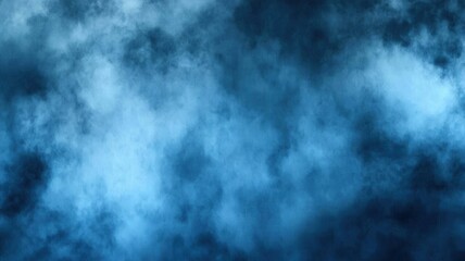 Mysterious blue smoke texture creating an atmospheric background.