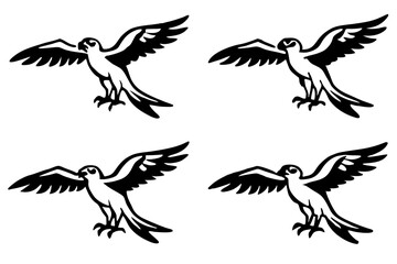 Elegant Osprey Vector Design