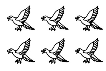 Elegant Osprey Vector Design