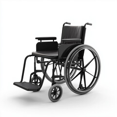 Fototapeta premium Wheelchair on a white background