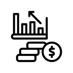 investment line icon