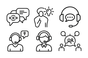 support icon vector art illustration 