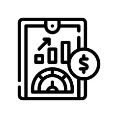 investment line icon