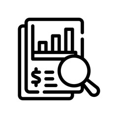investment line icon