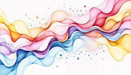  Watercolor Abstract Art with Colorful Splashes