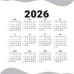 2026 calendar edited