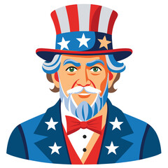 uncle sam vector	