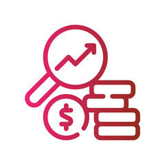 investment gradient icon