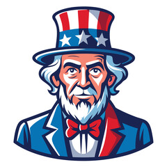 uncle sam vector	