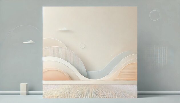 A large high-resolution minimalist texture featuring soft gradients, smooth surfaces, and subtle geometric patterns