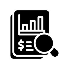 investment glyph icon