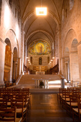 Lund Cathedral interior Lunds Domkyrka Sweden Skane 2025 Lutheran Church 