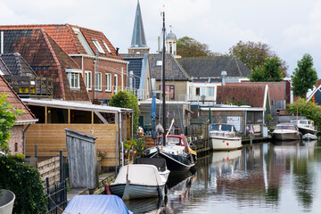 Segelbote im Kanalhafen